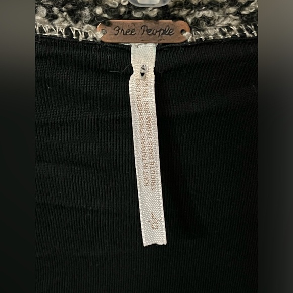 Free People Womens Large Fuzzy Wool Blend Knit Cardigan Sweater - Picture 3 of 9